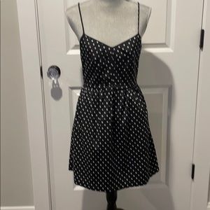 Spaghetti strap polka dot dress